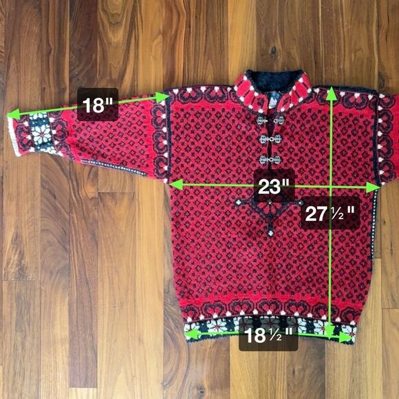 DALE of NORWAY Sweater Luxury Wool Nordic Ski Pewter Clasp Sz Small - Picture 10 of 13